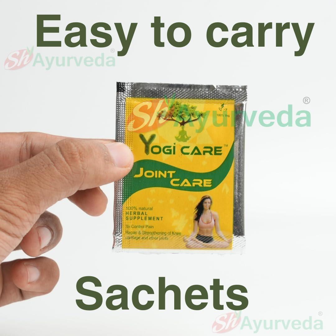 SWAMI HERBAL AYURVEDA Yogi Care Joint Powder By Swami Herbal Ayurveda Pure Natural Organic Pain Relief For Joint Pain Reliever 4gm Pouch Packing (Pack of 112)