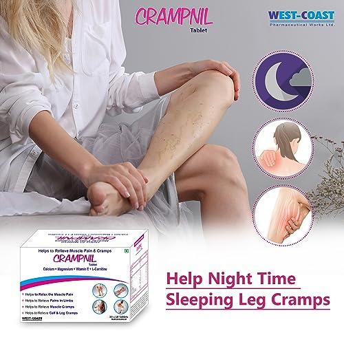 WEST-COAST WEST-COAST Crampnil Tablets helps to relieve muscle pain, joint pain & cramps