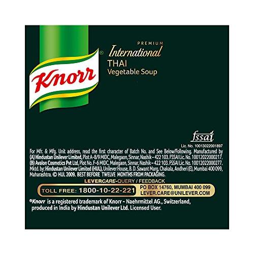 Knorr Knorr International Thai Vegetable Soup Pouch, 46 g