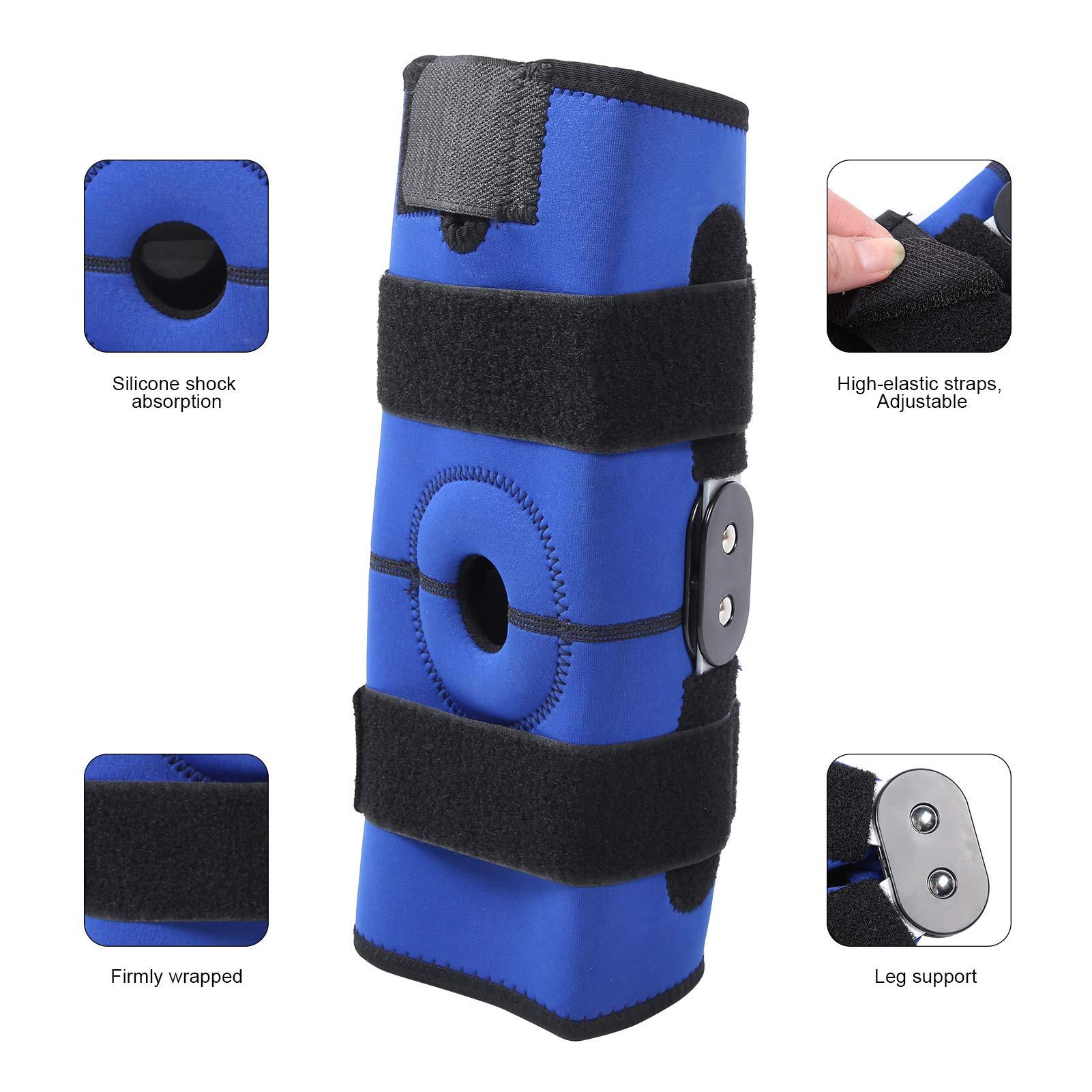 Generic Knee Brace, Aluminum Alloy 13 X 7.9in Knee Braces for Knee Pain Knee Support Protector for Running Workout for Men Women |