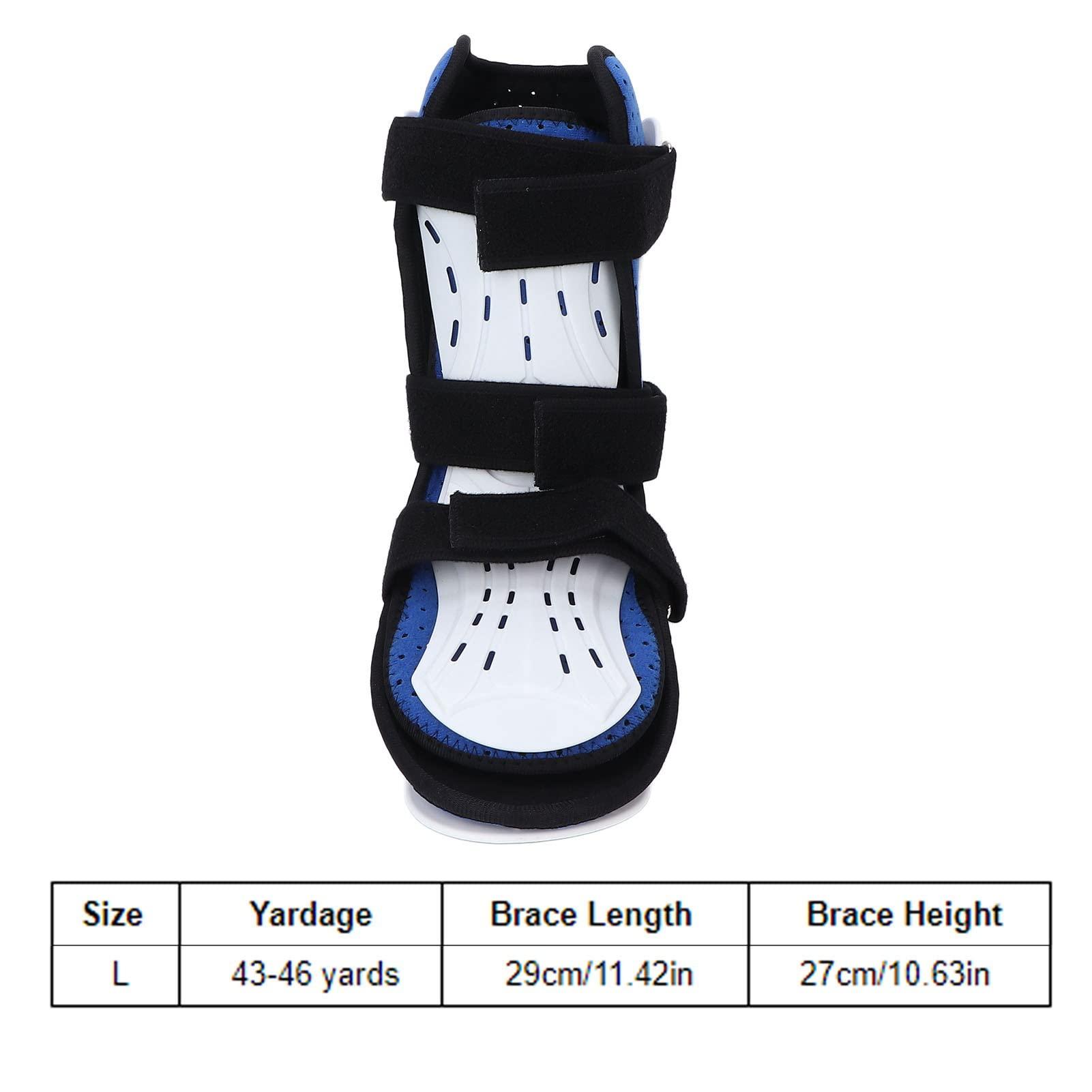 Fabater Orthopedic Walker Boot, Breathable Detachable Design Reinforced Fracture Boot for Foot Injuries(Right Foot, L)