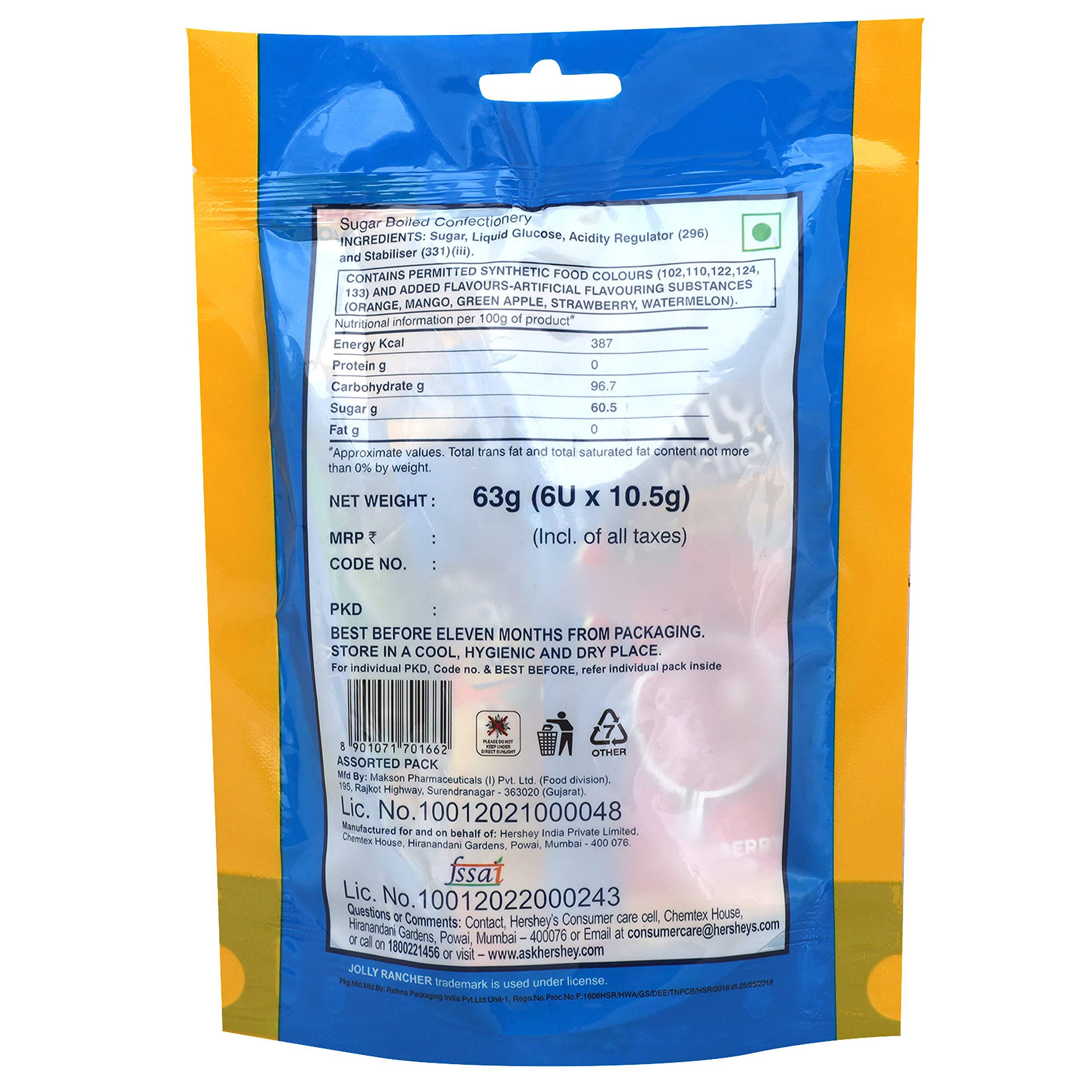 JOLLY RANCHER Jolly Rancher Lollipop - Orange, 63g