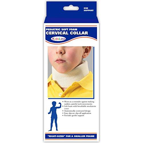 OTC OTC Kidsline Cervical Collar Soft Foam Neck Brace, White, Infant