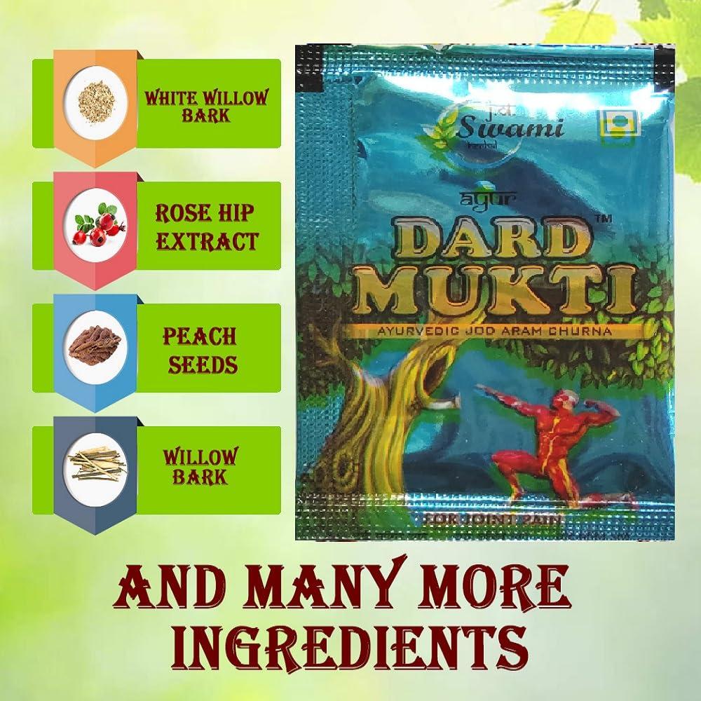 Generic Jd Swami Ayurveda Dard Mukti Powder blue Pk = 70 Pc