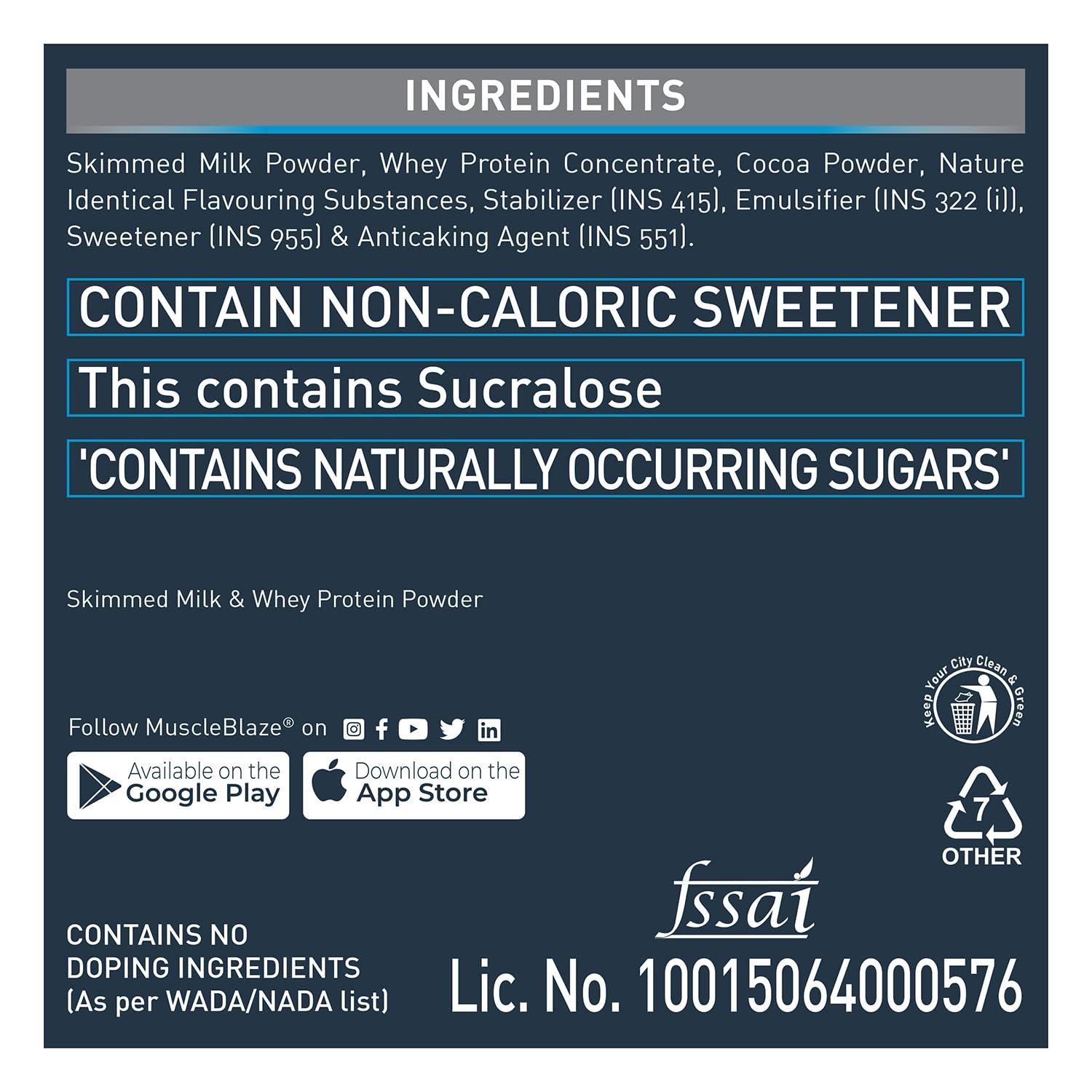 MuscleBlaze MuscleBlaze Beginner's Whey Protein (Chocolate, 1 kg / 2.2 lb) No Added Sugar, Faster Muscle Recovery & Improved Strength