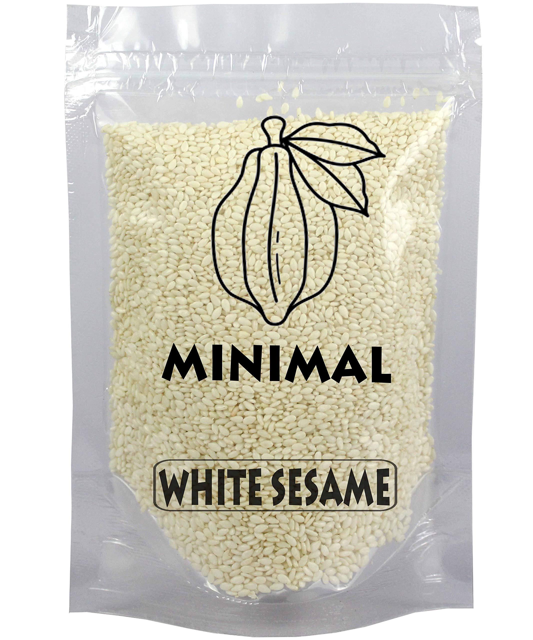 minimal Minimal Hulled White Sesame Seed/Nylon White Till,1kg