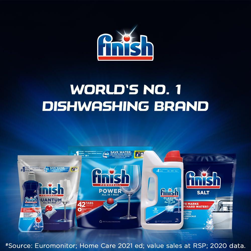 Finish Finish Dishwasher Rinse Aid, Shine & Dry - 400 ml (Pack of 4) | World\'s #1 Recommended Dishwashing Brand