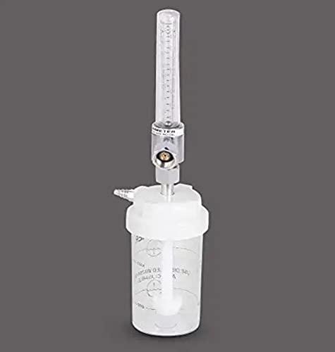 LSS ENGINEERING Oxygen Flowmeter with humidifier bottle suitable for oxygen gas outlet, by LSS