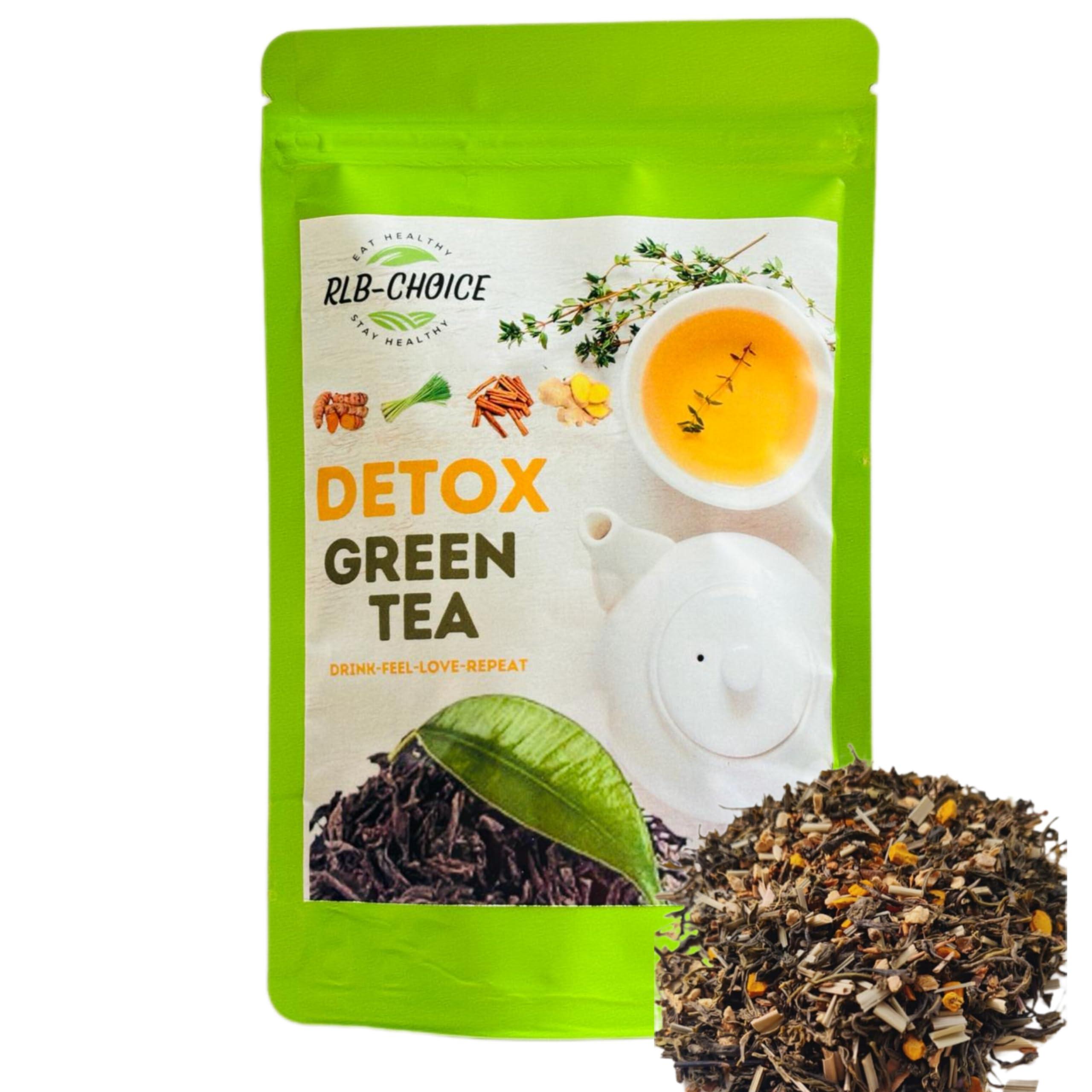 Generic Rlb Choice-Detox Loose Leaves Green Tea-Your Path To Wellness-Purity In Every Sip, Better Digestion, Boost Immunity, Skin Glow,80 Grams