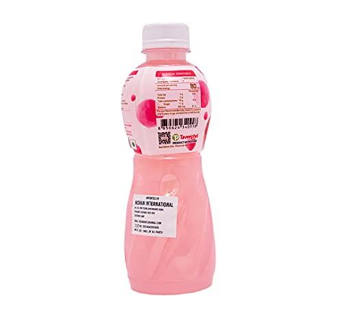 Kato Kato Lychee Juice with Nata de Coco, 320 ml Each, Pack of 6