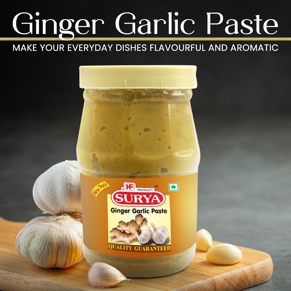 Surya Surya 500gm Ginger Garlic Paste |Adrak Lahsun Paste |Cooking Paste |Ready to use