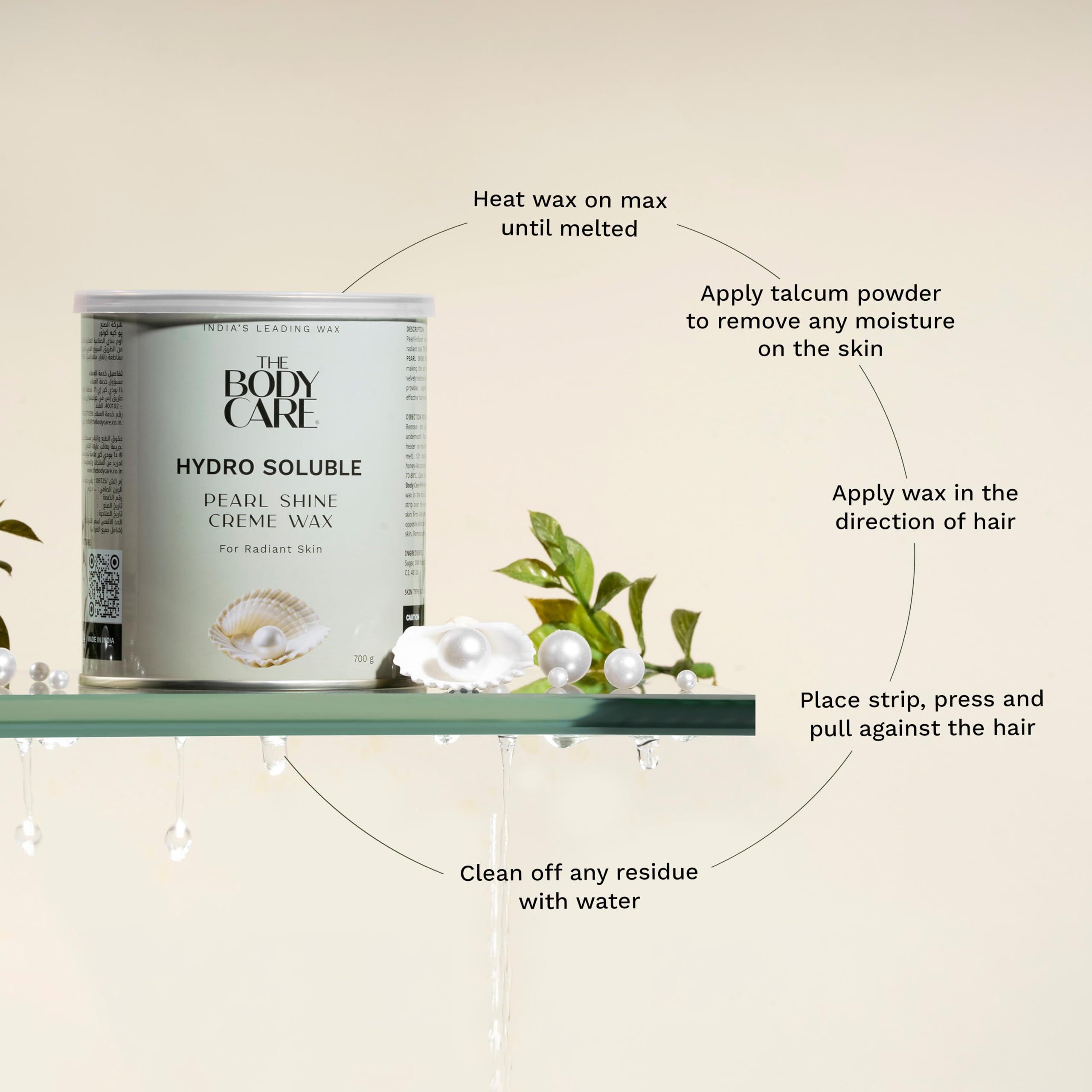 BODYCARE The Body Care Chocolate Wax - 600g & Pearl Shine Wax - 700g | Combo Pack | Rich and Luminous Hair Removal