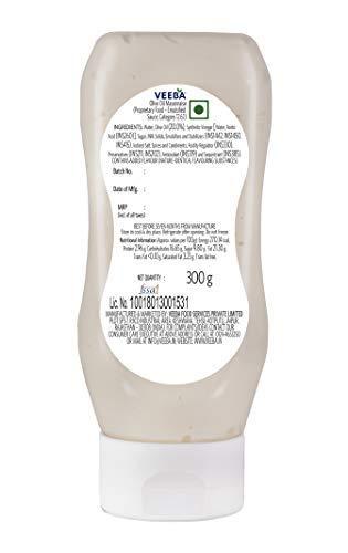 VEEBA Veeba Olive Oil Mayonnaise, 300g and Mint Mayonnaise, 300g - Pack of 2