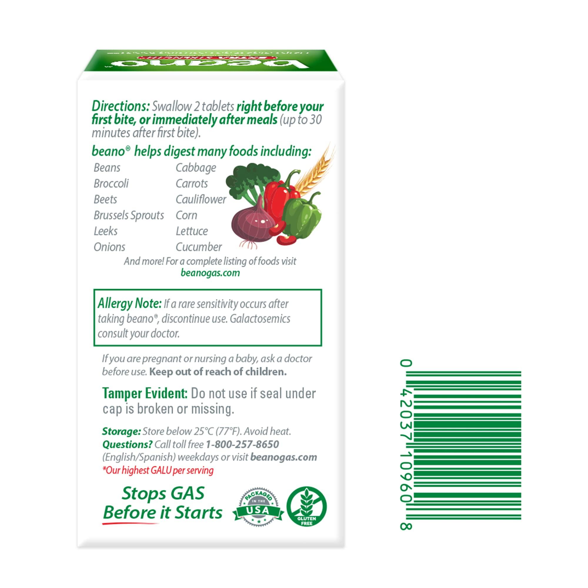 Beano Beano Gas Relief Digestion (150 tablets) (150 tablets (1 bottle))