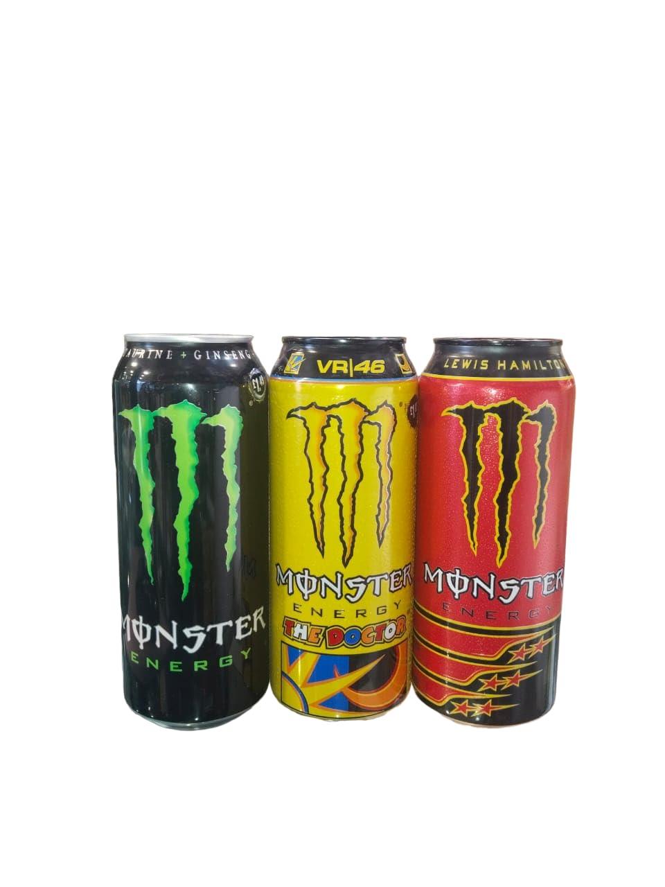 Generic MONSTER ENERGY DRINK COMBO (PACK OF 3) 500ML*3