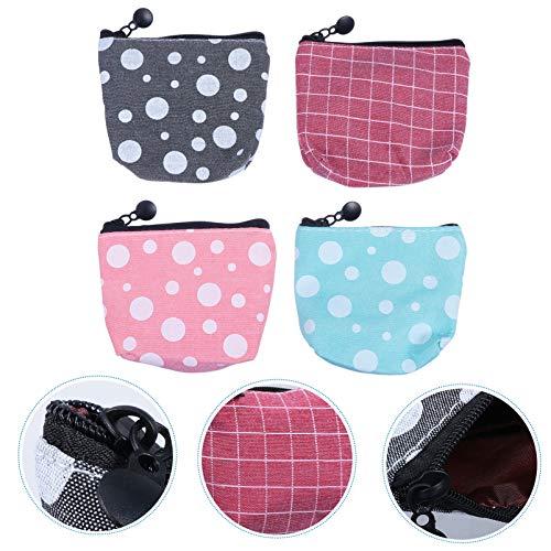 HEALLILY HEALLILY 4Pcs Menstrual Pad Bag Sanitary Pad Bags with Zipper Pouch for Women and Girls