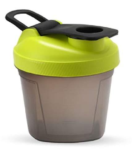 BSPA BSPA| Protein Shaker bottle| Mini Gym Shaker| Sports Bottle|Supplement shaker| 300ML with Blender Ball (Green)