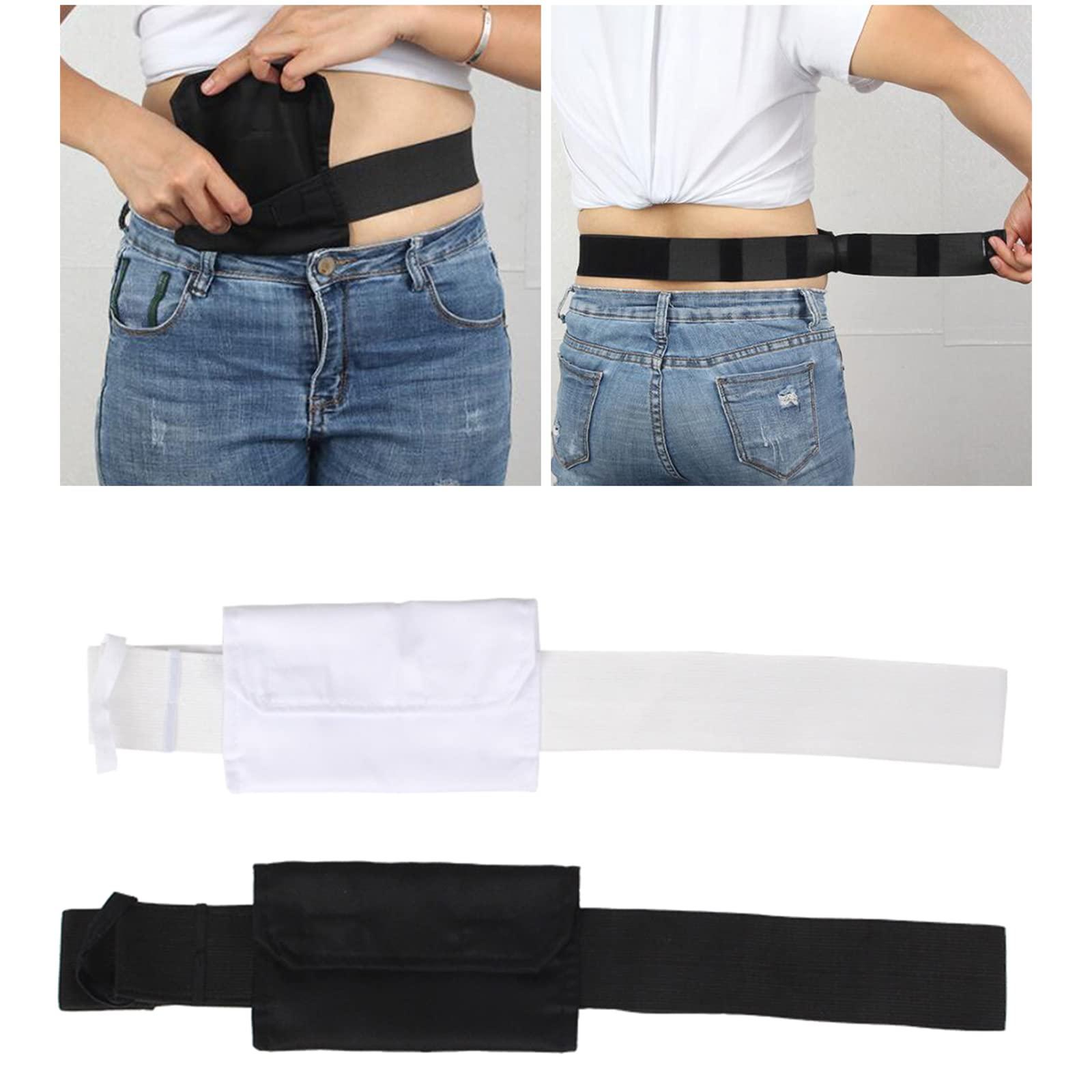 MYADDICTION MYADDICTION Feeding Tube Belt G Tubes Catheter Holder Peritoneal Dialysis Peg Waist Belt White