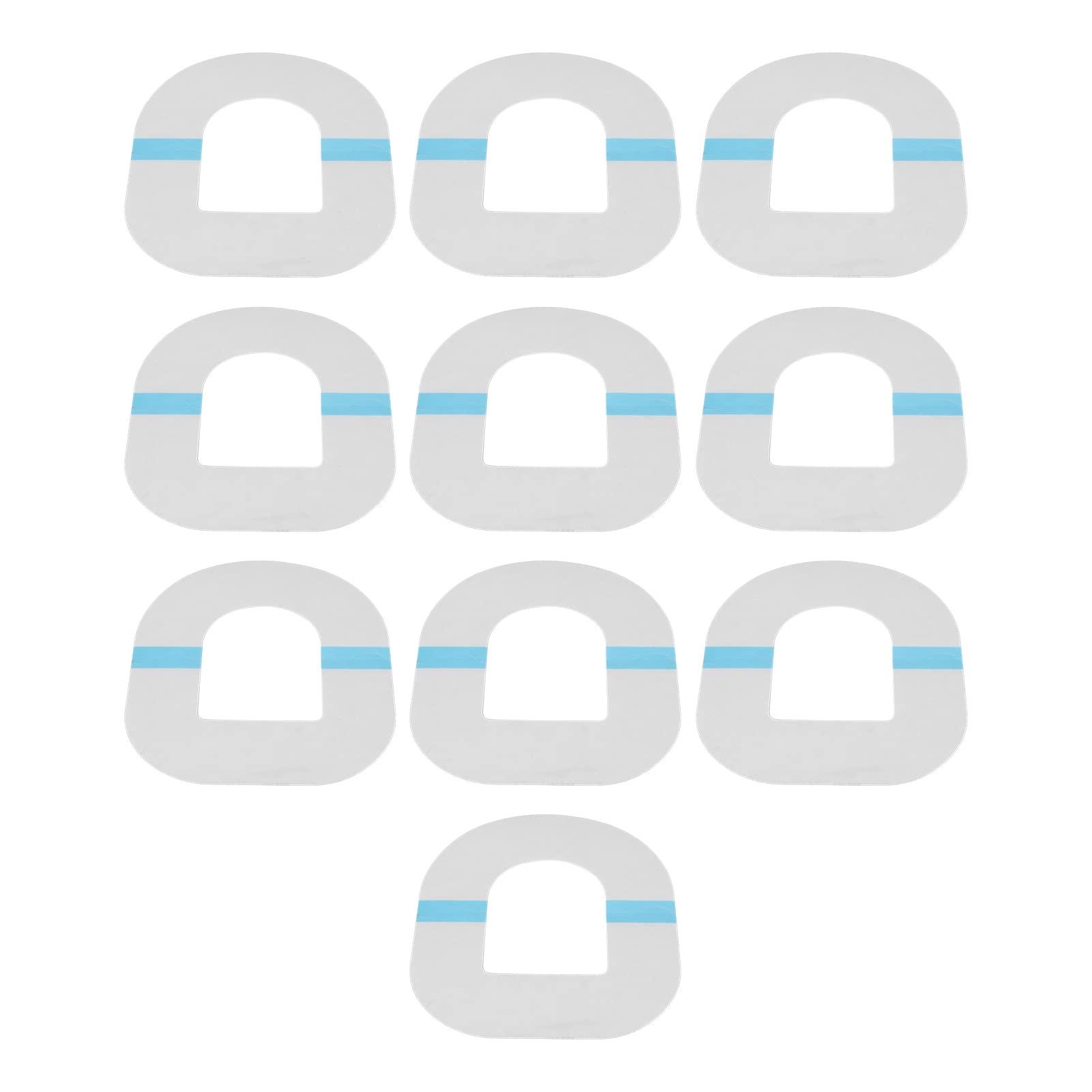 PENO Adhesive Patch, 10pcs Pre Cut TPU Portable Fixation Professional Sensor Cover Safe Mild for Daily Life for Men Women for Running Walking