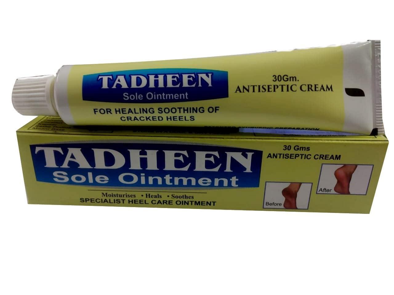 Tadheen TADHEEN Sole Ointment Anticeptic Cream, Heel l Care Cream, 30 gm (Unsceneted, 3)