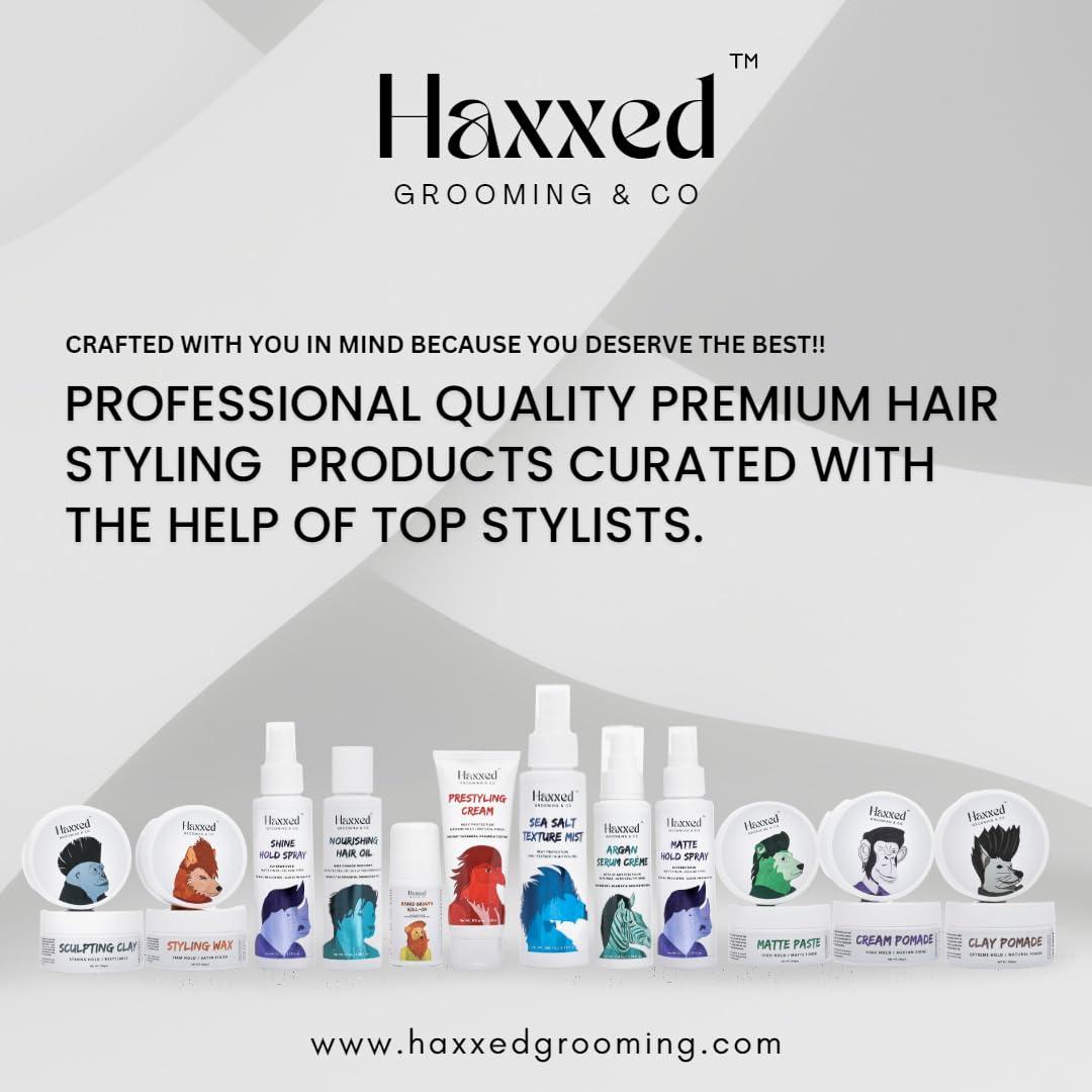 Haxxed Haxxed Beard growth roll on | Beard oil for Thicker, Longer, Patchy & Uneven Beard | Made with 12 nourishing oils | Fast beard growth | Made with 100% natural oils | Beard oil (50ml)