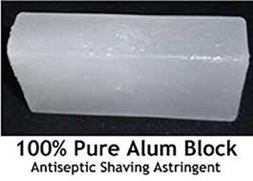 L B L B Alum Whole Piece - Each 100 Gms - White Phitkari | Fitkari | Natural Alum Stones (Pack of 2)