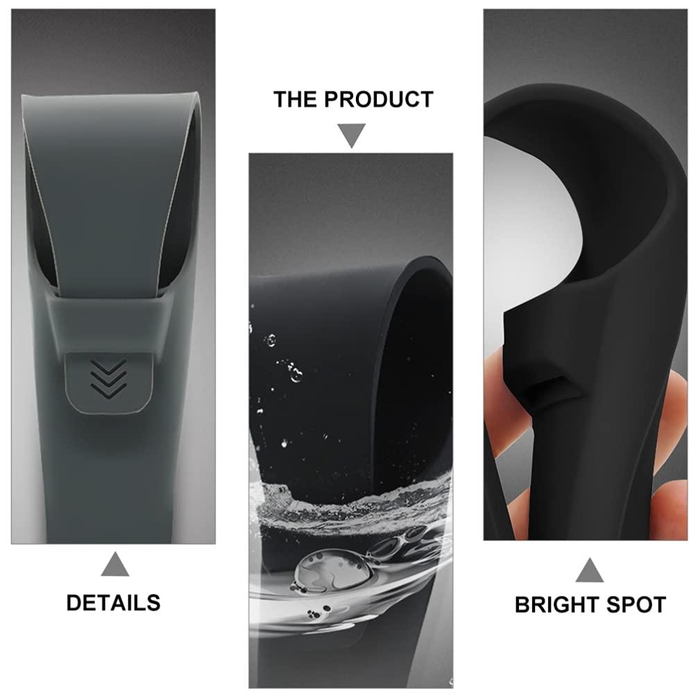 Artibetter ARTIBETTER 4pcs Silicone Razor Case Travel Razor Cover Razor Protector Covers for Straight and Barber Razors