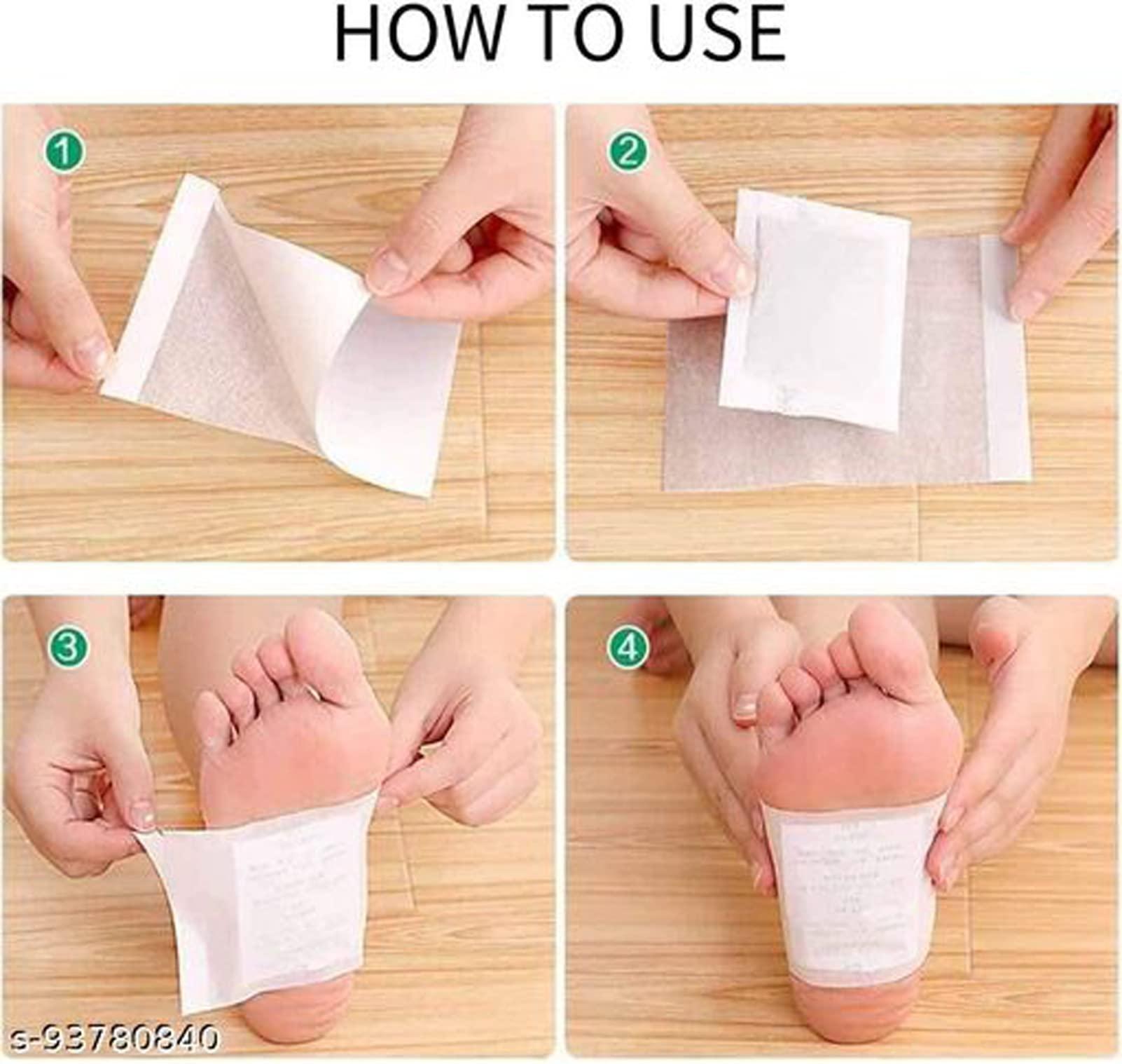 Kinoki Kinoki Cleansing Detox Foot Patches 30 Adhesive Pads Kit Natural Unwanted Toxins