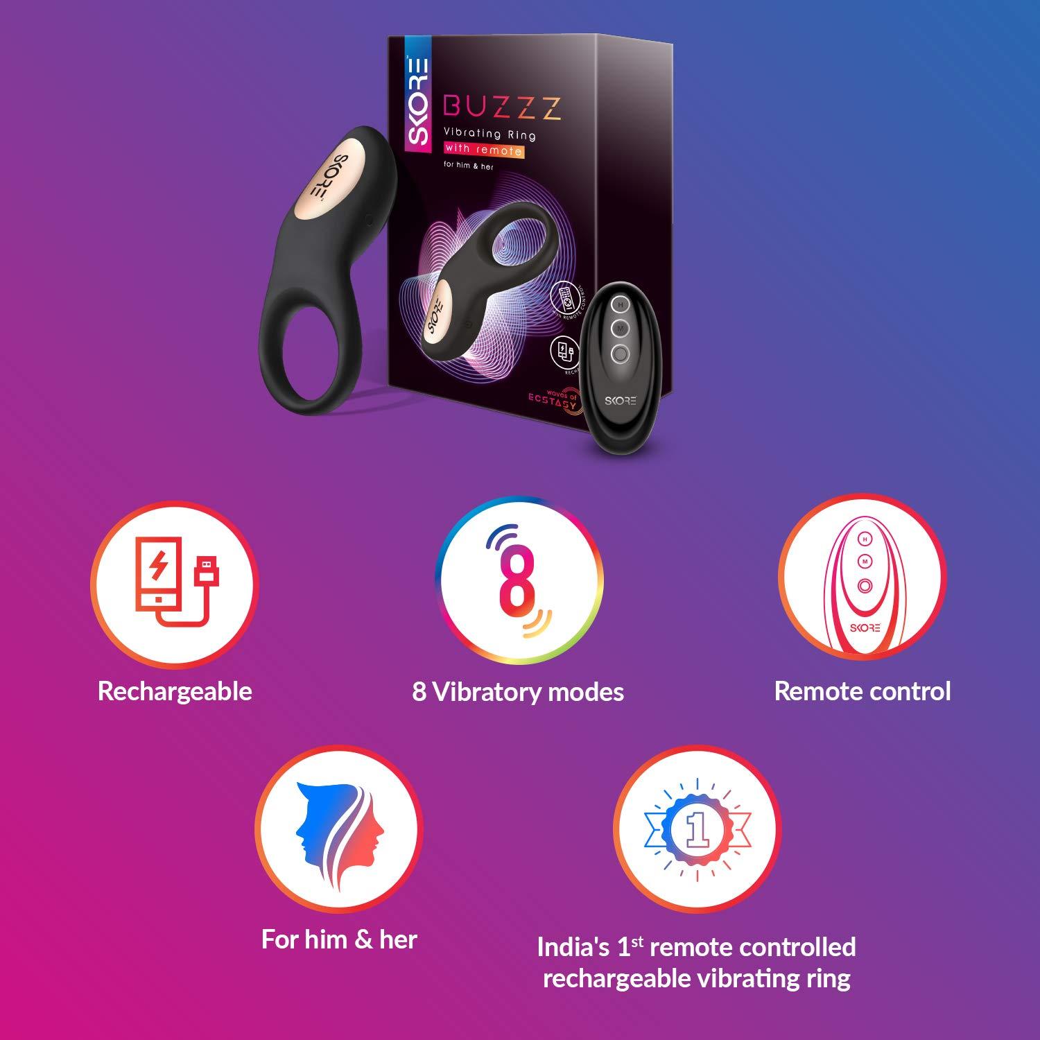 Skore Skore Timeless 10s Condoms, Buzzz and Cherry Lubes 50 ml