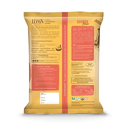 JIWA healthy by nature JIWA healthy by nature Organic Pearl Barley, 1 kg, Certified Organic & Organic Quinoa Flour, 900 g (Certified Organic & Gluten Free)