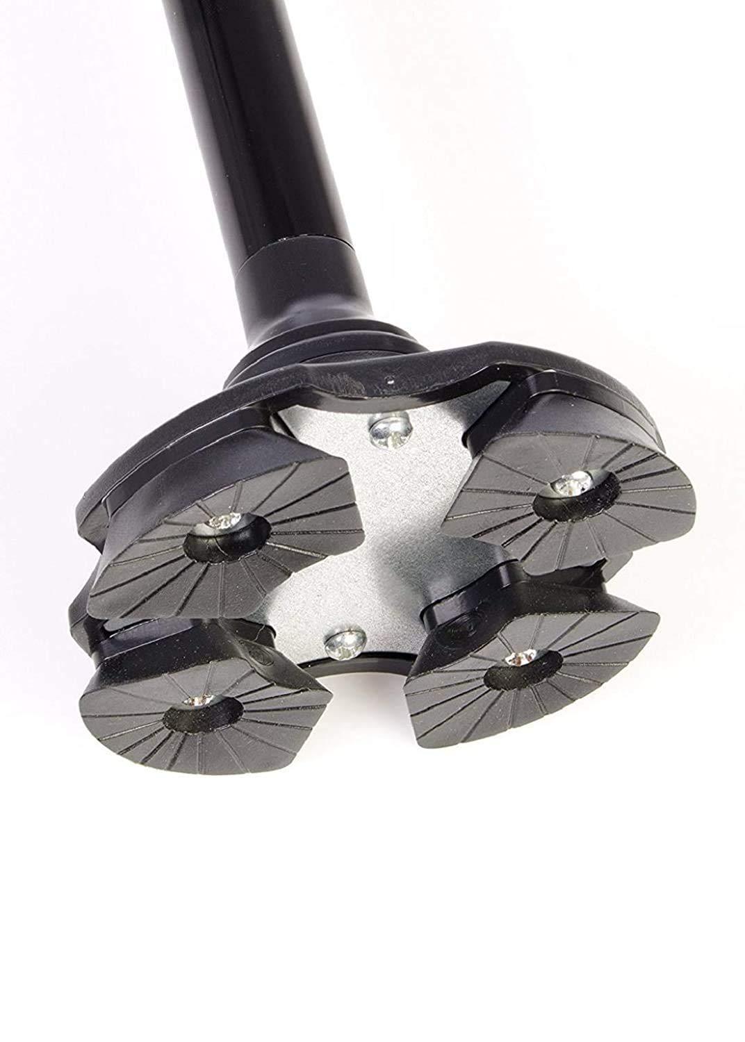 GOPINATH SHOPPE GPNT Trusty Cane - Sturdy Folding Cane with Built-in Lights Portable Old Man Stick Ultra-light Handle LED Light Folding Old Man Safety Walking Stick