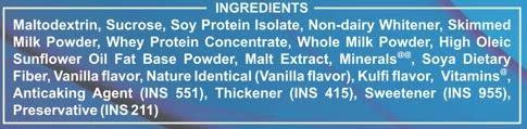 Endura Endura Mass Weight Gainer 500 G Vanilla Flavour | Ideal For Children Above 10 Years, Men, Women & Athletes. (Vanilla) - Powder