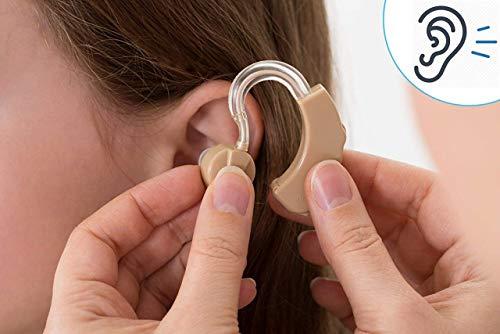 MORGHULIS MORGHULIS ound Enhancer Hearing Aid Bionic Ear Sound Amplifier Mini Size BTE Behind Cyber Sonic Ear hearing machine Behind the Ear Hearing Aid Bionic Ear Sound Amplifier PACK of 1