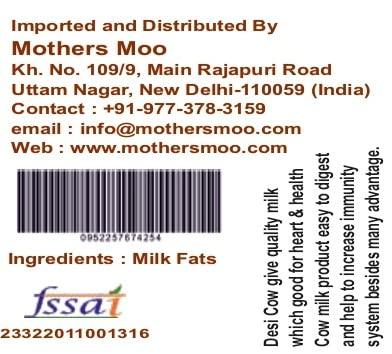 Mother's Moo Mothers Moo Pure Desi Ghee | Pure Cow Desi Ghee | Pure Natural Healthy Desi Cow Ghee-500 Gm