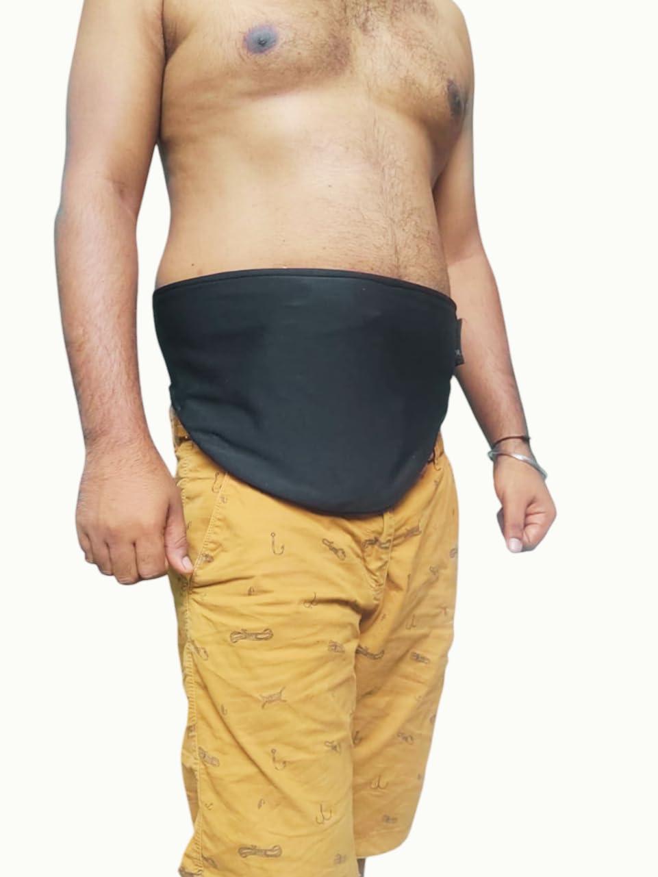 Vived Enterprise Ostomy belt for Urostomy and Ilestomy patients for Right side stoma Premium Vertical stoma belt for daily use .Specially for RIGHT SIDE STOMA SIZE : 28 Inch - 36 Inch