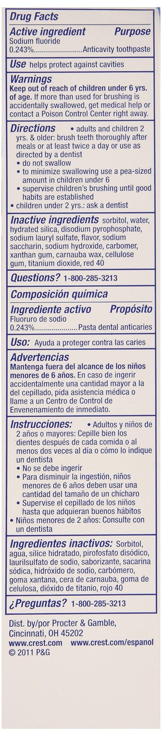 Crest Crest Whitening Expressions Fluoride Anticavity Toothpaste, Cinnamon Rush, 6 oz