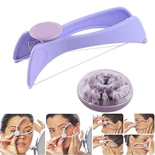 Velli VELLIQUE Eyebrow Face and Body Hair Threading and Removal System, tweezers kit for eyebrows, threading tool, threading machine for women, threading epilator for women (PACK OF 1)(Purple)