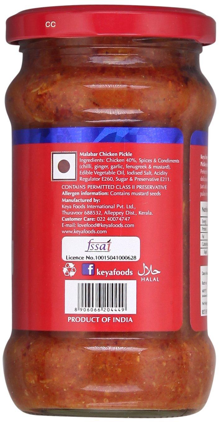 KEYA Keya Malabar Chicken Pickle, 270g