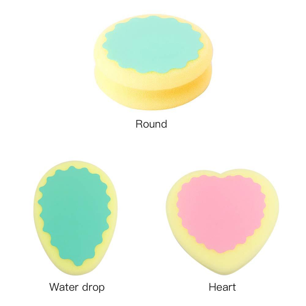 Qnotici 1Pcs Magic Painless Hair Removal Popular Depilation Sponge Pad Effective Remove Tool Water Drop Shape