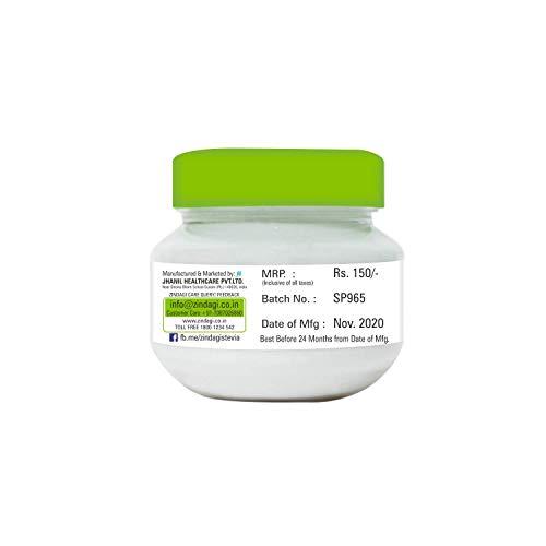 ZINDAGI Zindagi Stevia Dry Leaves 35gm & Stevia White Powder 50gm - Natural Stevia Sugar Subsitute - Sugarfree (Stevia Combo Pack)