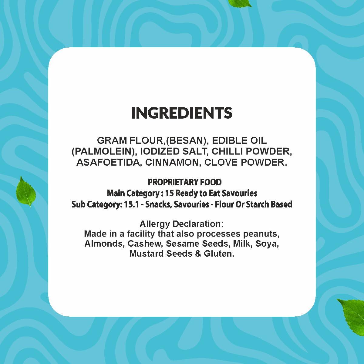 Laxmi Namkeen Laxmi Namkeen Ratlami Sev |200 Gram Each |Organic Namkeen | Healthy Snack |Healthy Indian Snacks | No Preservatives (Ratlami Sev)