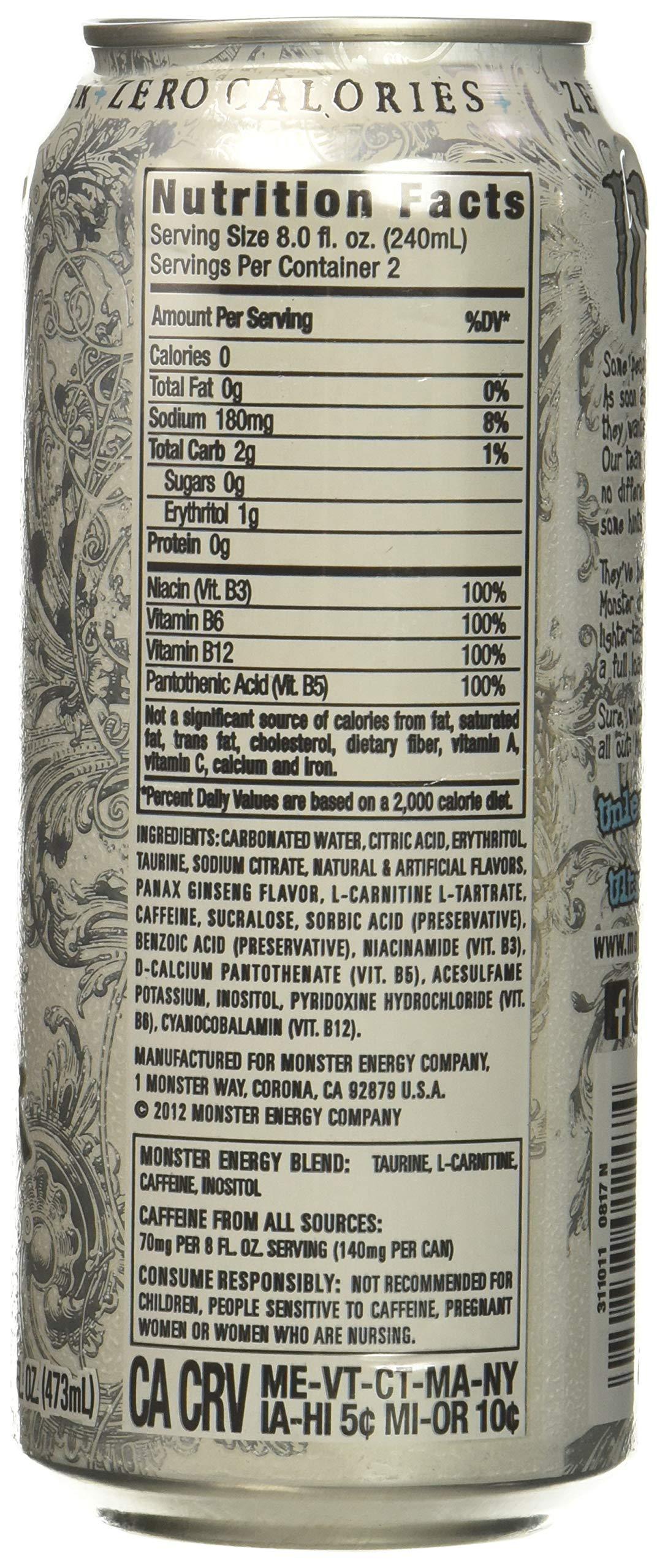 Monster Energy Monster Energy Ultra White Energy Drink, 500 Ml - Ultra White