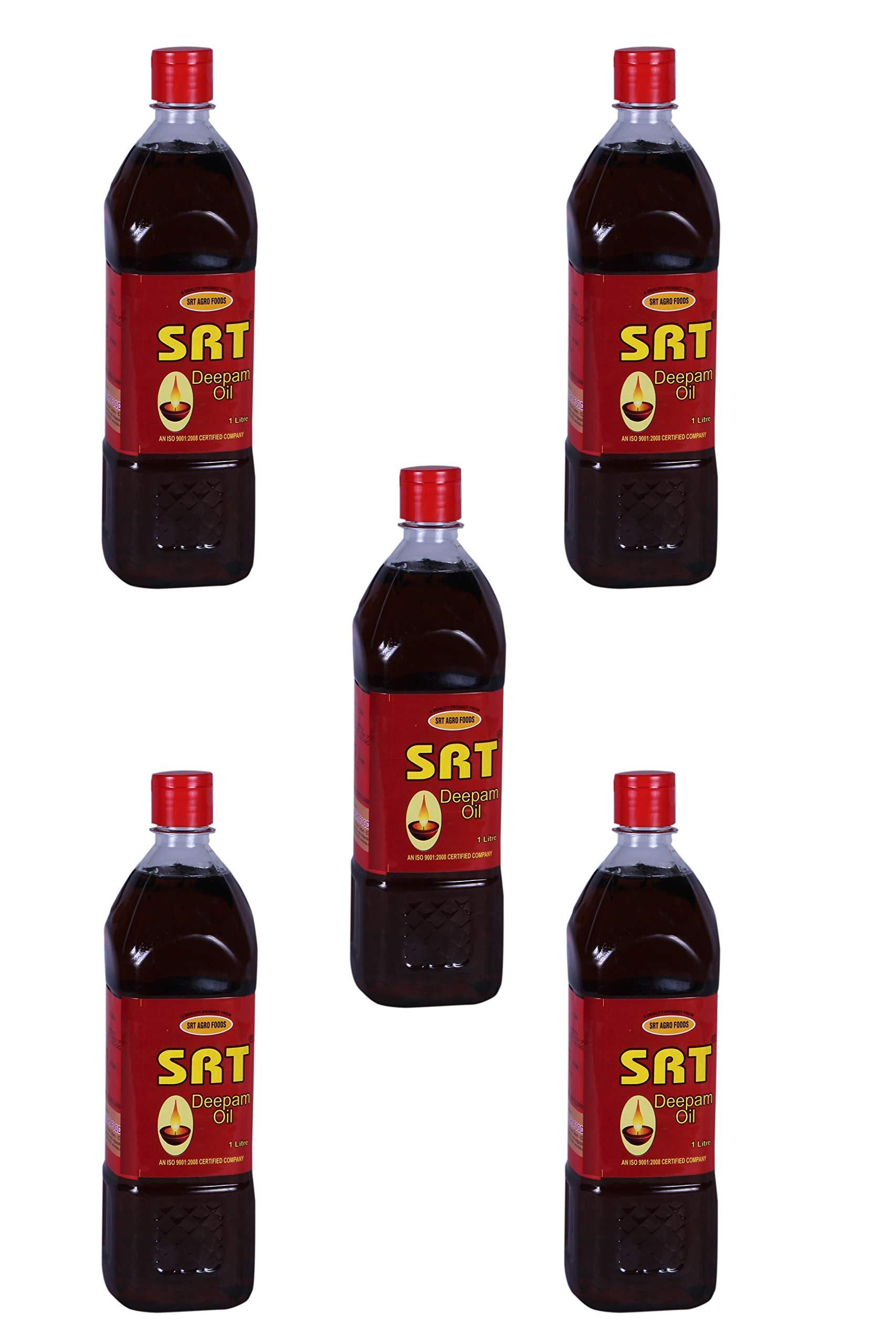 SRT SRT Deepam Oil, 1 Litre (Pack of 5)