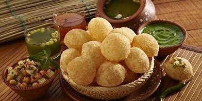 Kri N Sha Ready to Fry Dry GolGappa/Pani Puri Papad/Panipuri Papad - Whole Wheat Golgappe 250 gm