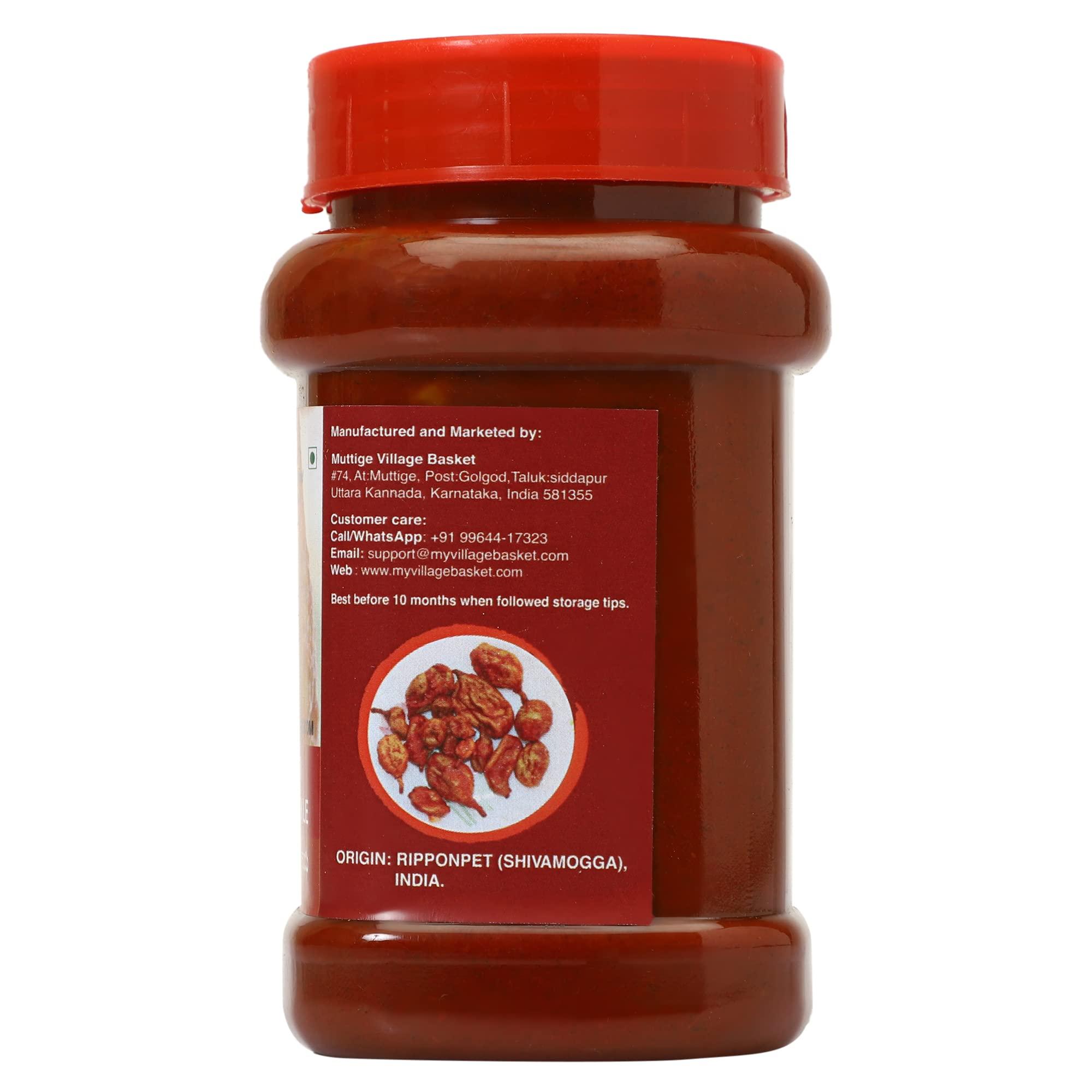 Generic Appemidi Mango Pickle-Classic-250Grams| Tender Mango Pickle | Product from MyVillage Basket (249g_Prime)