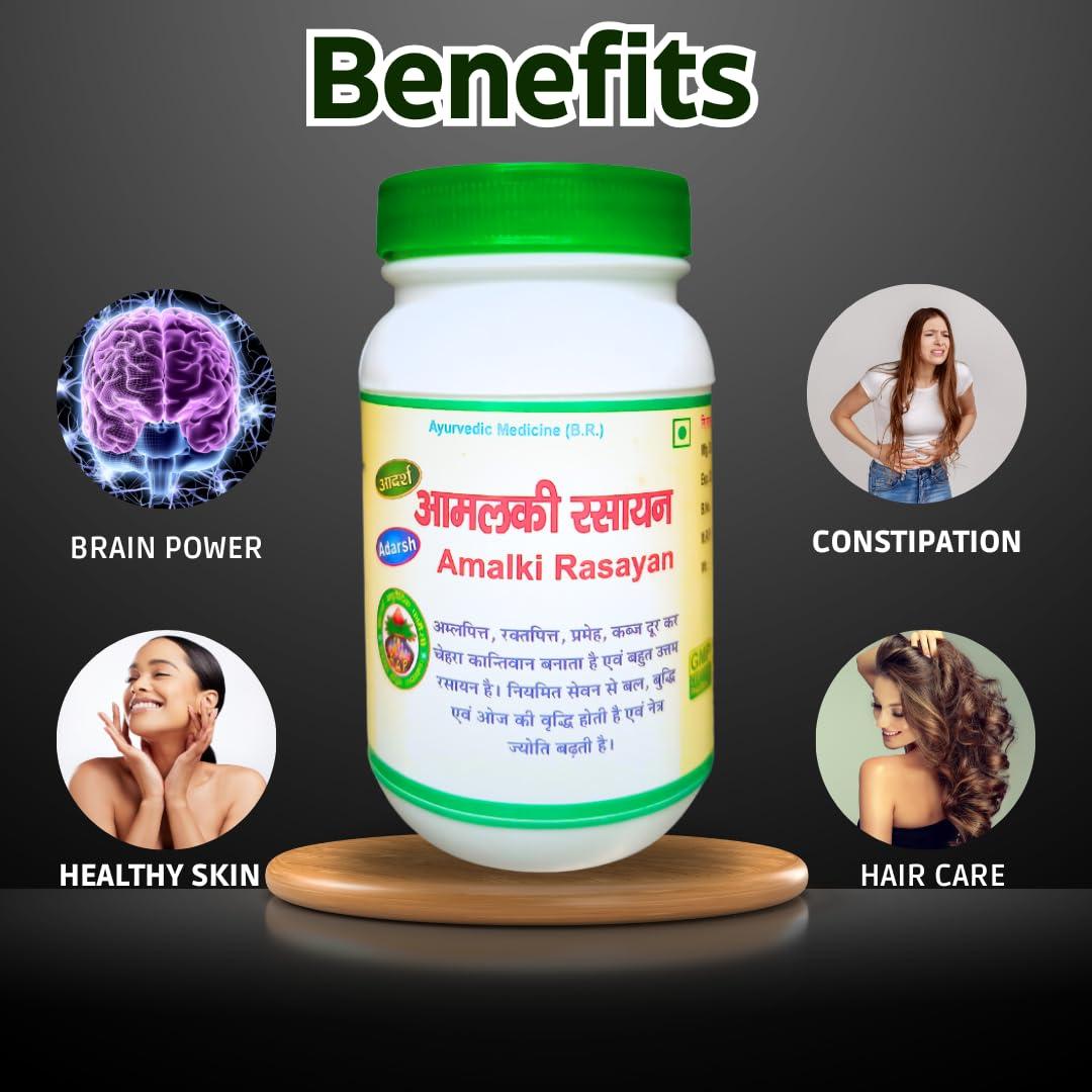 Adarsh Ayurvedic Pharmacy Amalki Rasayan - An Ayurvedic Medicine for Strength - 100gm