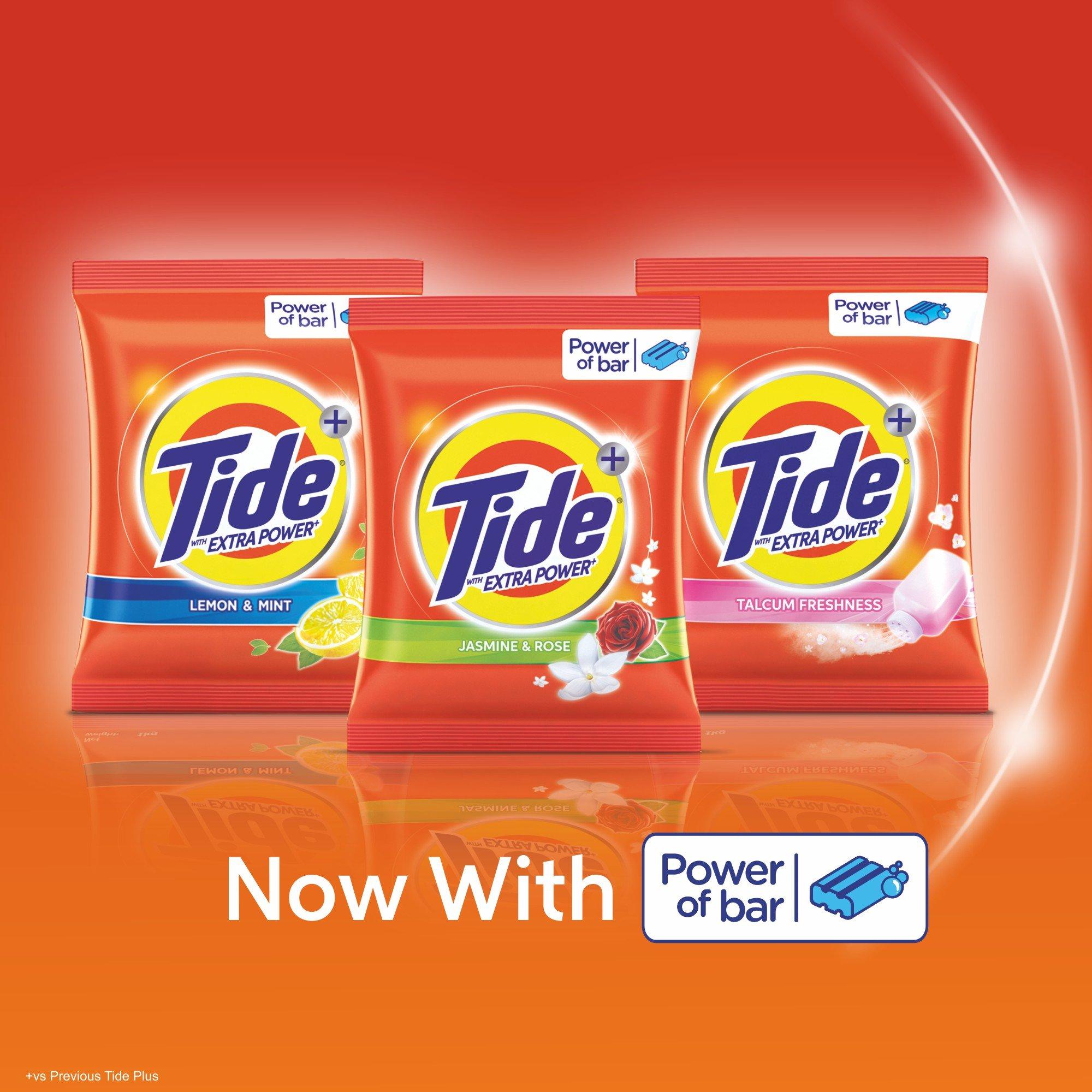 Tide Tide Plus Extra Power Detergent Washing Powder - 4 Kg (Jasmine And Rose), Pack of 1