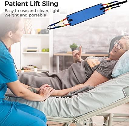 Dhadh Dhadh Patient Lift Belt Assistance Belt with 5 Colors Handles(73Inch), Non-Slip Transfer Belt, for Medical Lifting Assistance, Gait Belts for Physical Therapy