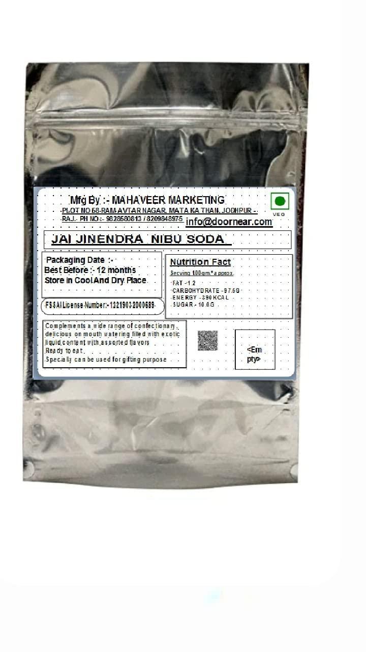 jai jinendra Jai Jinendra Limbu Soda Masala Powder | Lemon Soda Powder | Nimbu Pani Masala | Instant Drink Mix Powder | No Artificial Flavour & Preservative | Pack of - 100 Gm ( Pack of 2 )