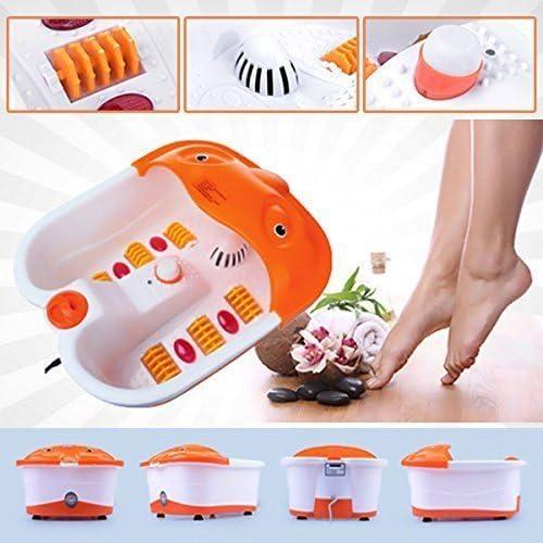 PATLY PATLY Foot Bath Spa Pedicure Tub Massager (Orange, White)